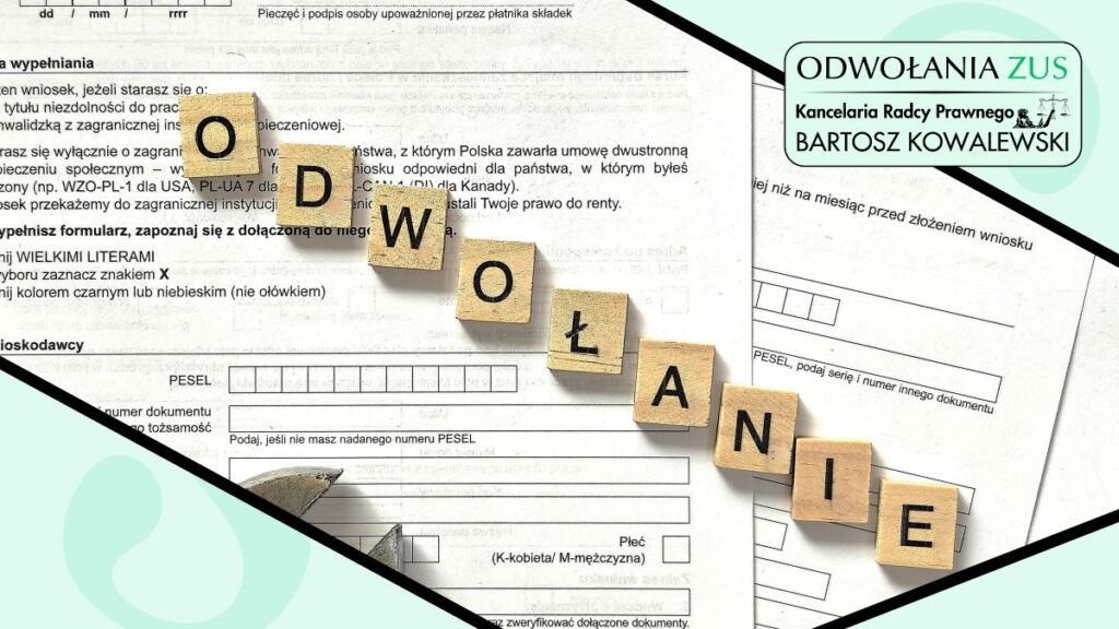 renta socjalna odwołanie decyzji ZUS