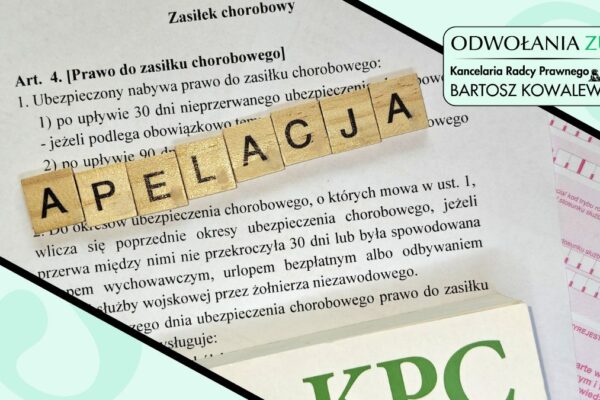 Odpowiedź na apelację ZUS w sprawach zwrotu świadczeń – jak bronić korzystnego wyroku