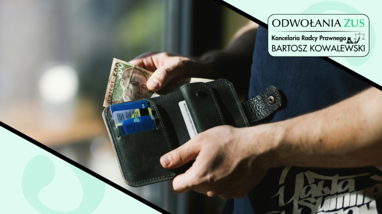 odwołanie ZUS zwrot świadczeń radca